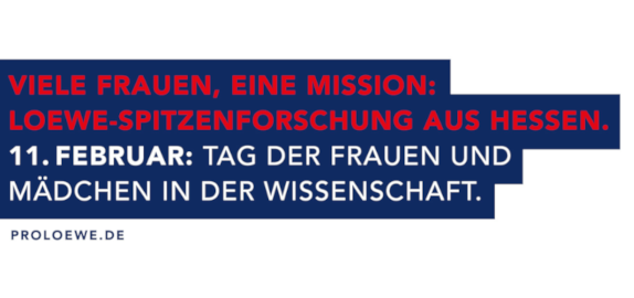 Schriftzug der Aktion "Viele Frauen, eine Mission"